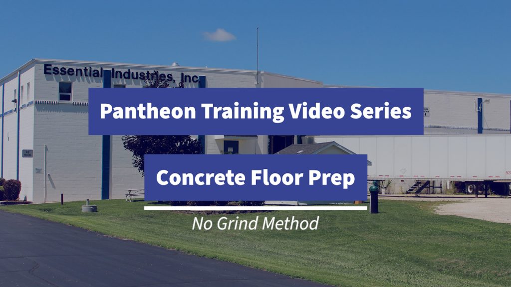 Concrete Floor Prep - Cleaning Method Video TN