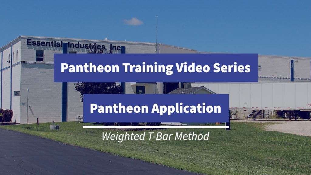 Pantheon Training Series - Pantheon Application (Weighted T-Bar Method)